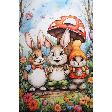 Bunny Canvas on Canvas